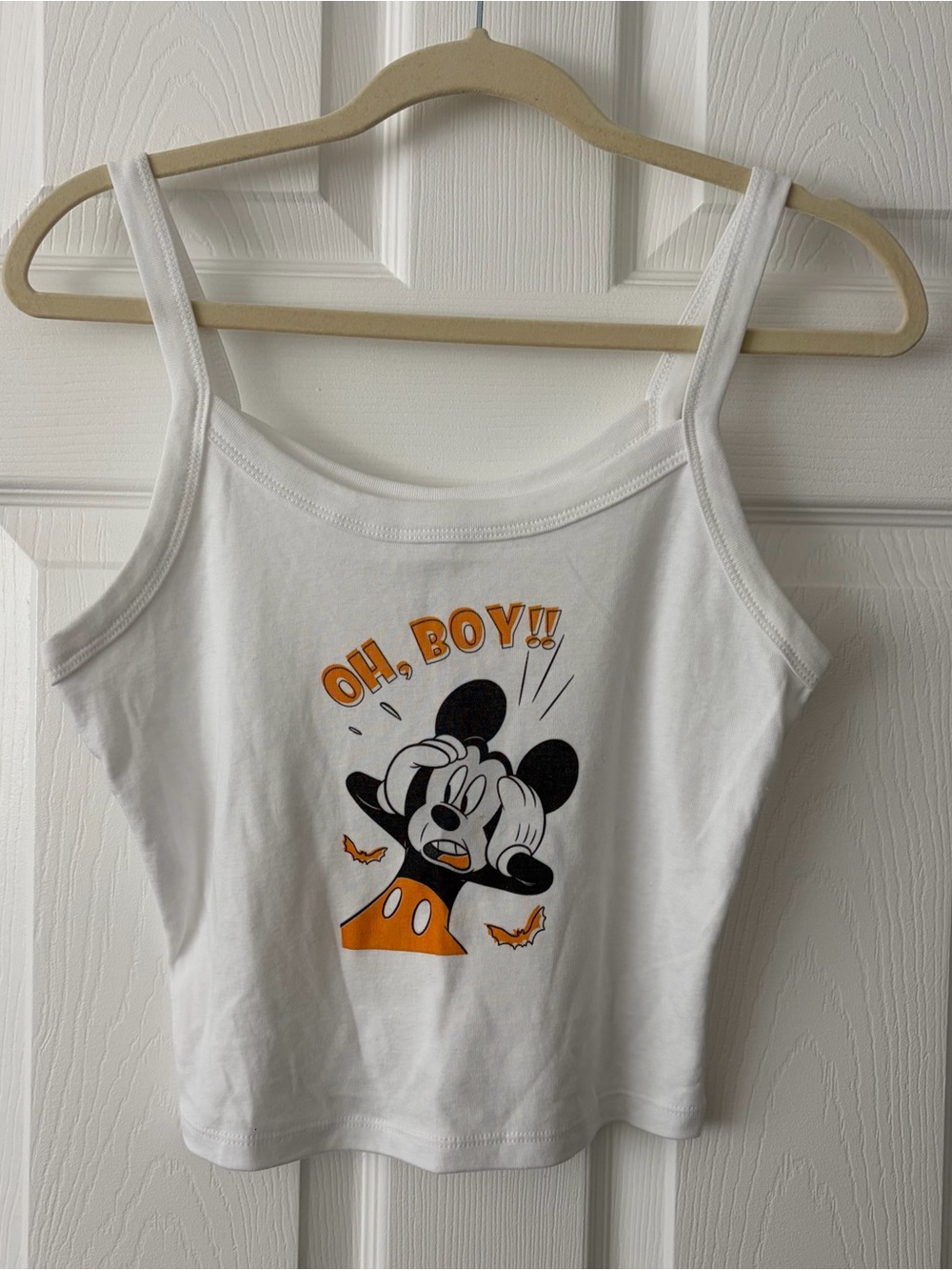 Disney Halloween Mickey Cropped Tank
